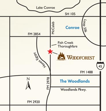 Montgomery County Master Planned Community Location Map