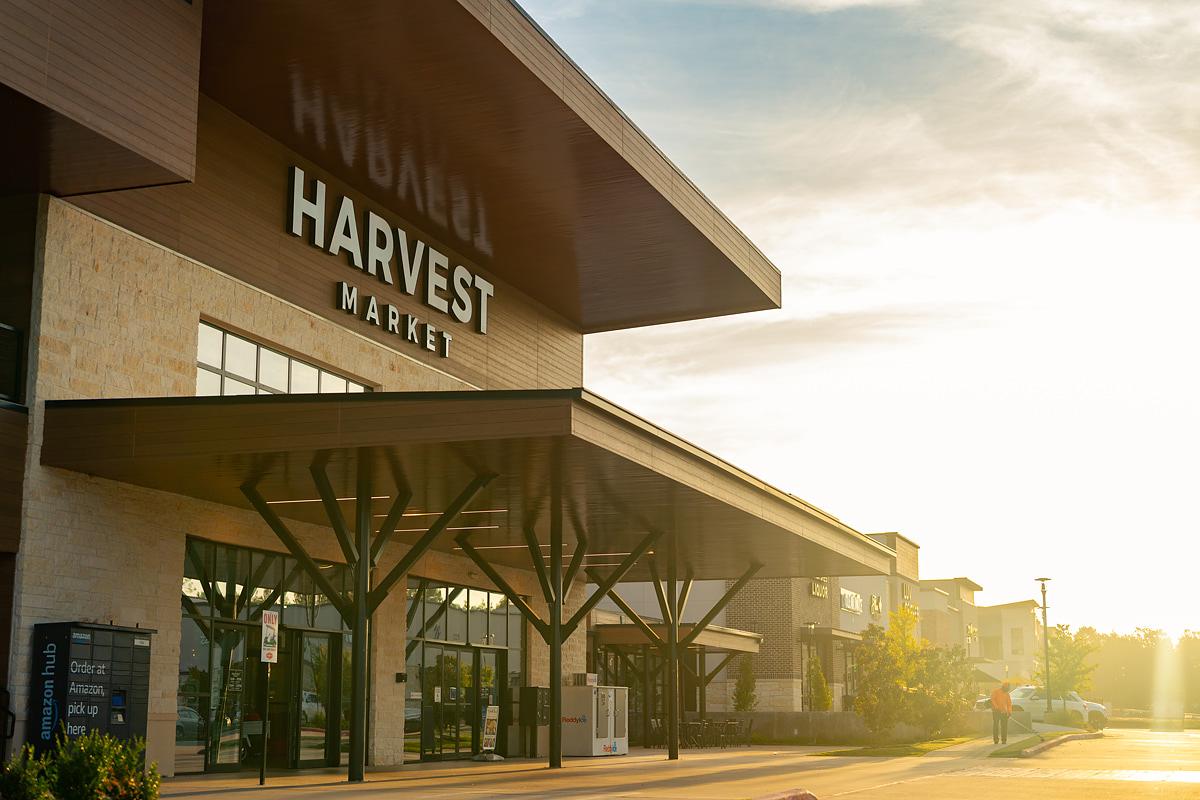 Harvest Market Woodforest anchors one of Woodforest's four commercial districts, Pine Market.