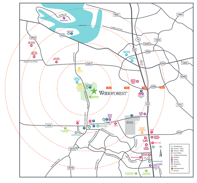 The Palm at Woodforest Information Center in Woodforest in Montgomery, TX