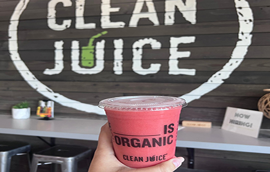 Clean Juice Woodforest offers smoothies, juices, and healthy food in Montgomery County.