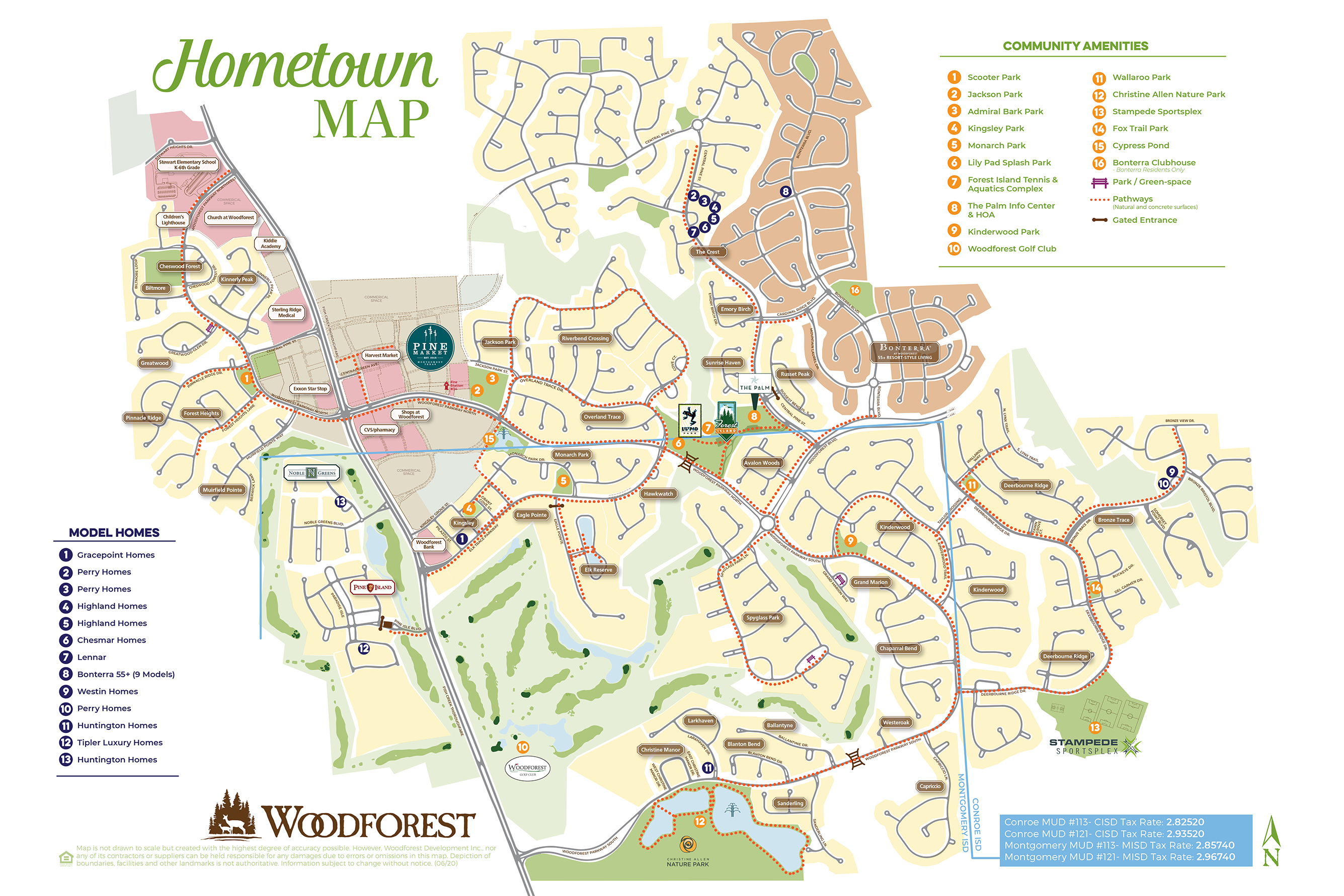 About the Woodforest New Home Community in Montgomery County, TX