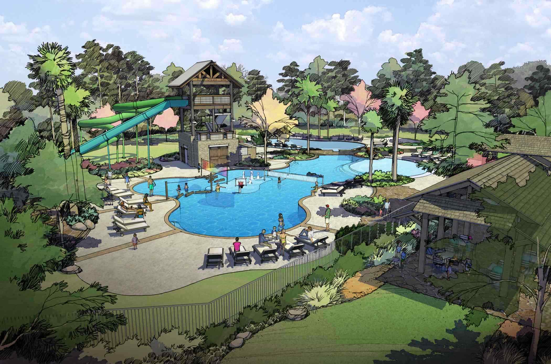 Woodforest Awards Contract for Pool Complex