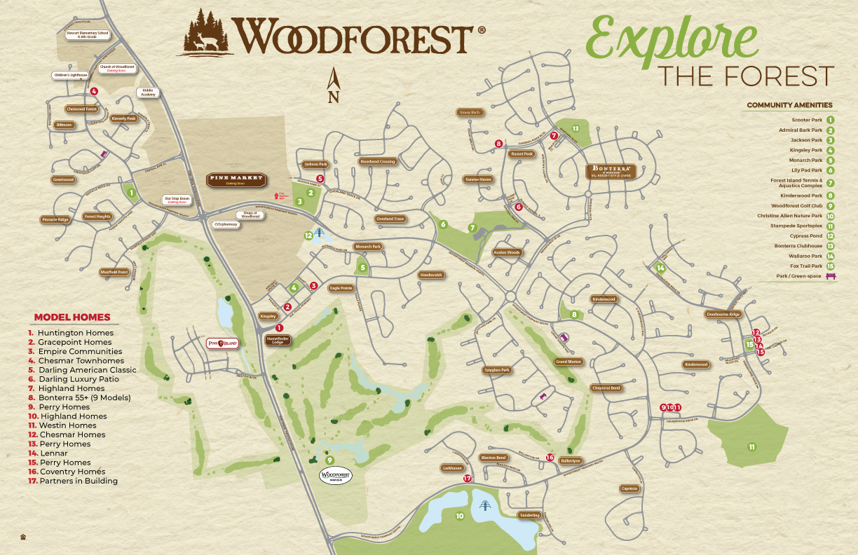 New Home Builders in Montgomery County Woodforest