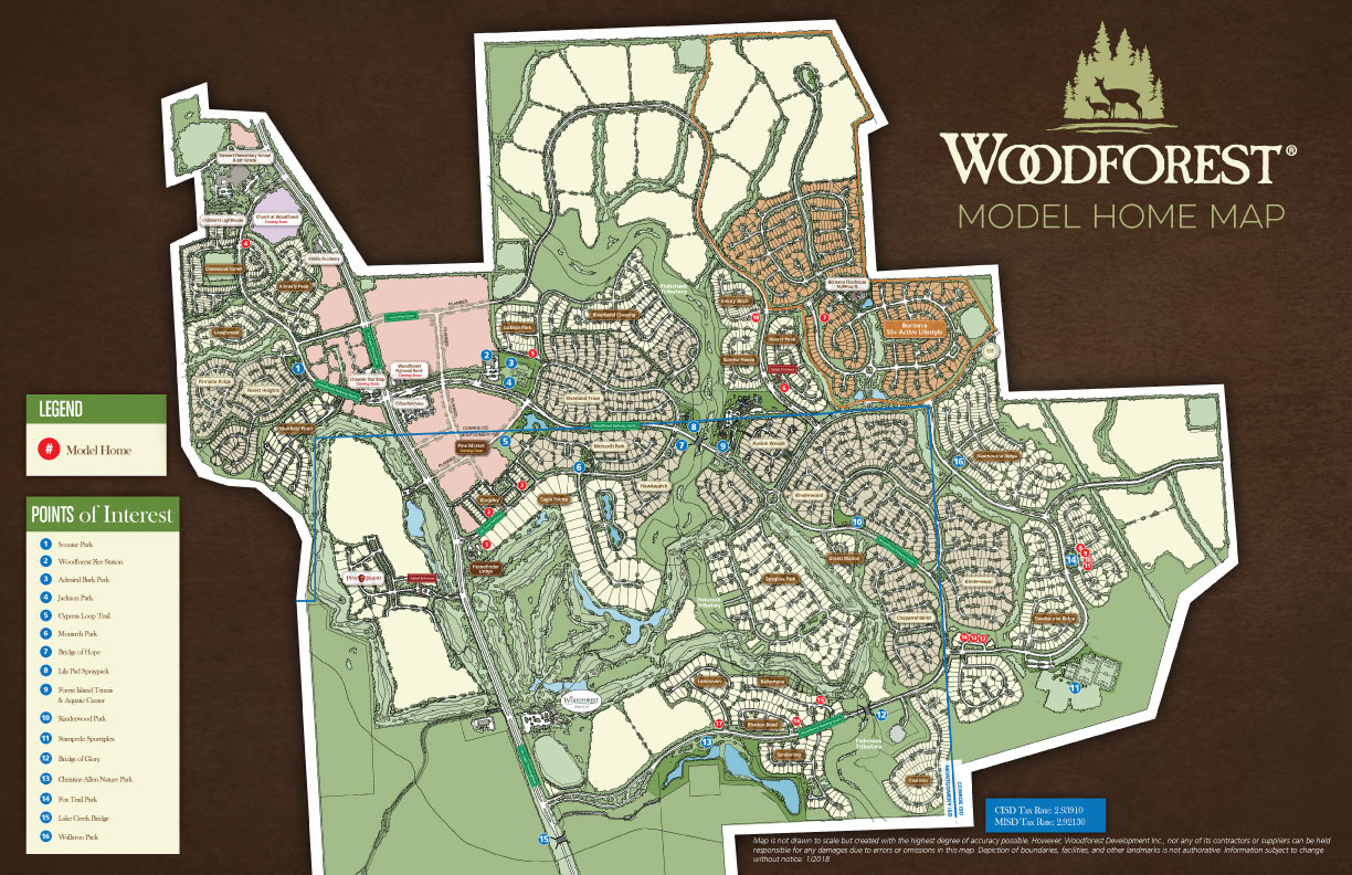 New Home Builders in Montgomery County Woodforest
