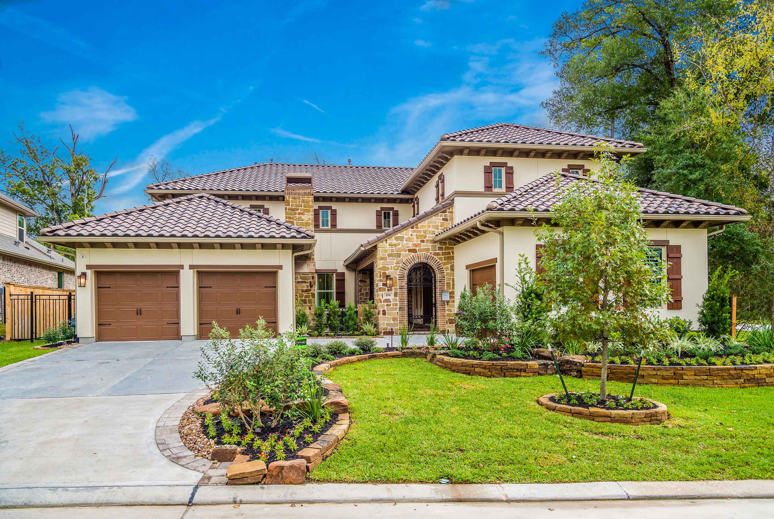Outdoor Living on Display during Darling Homes' Model Home T